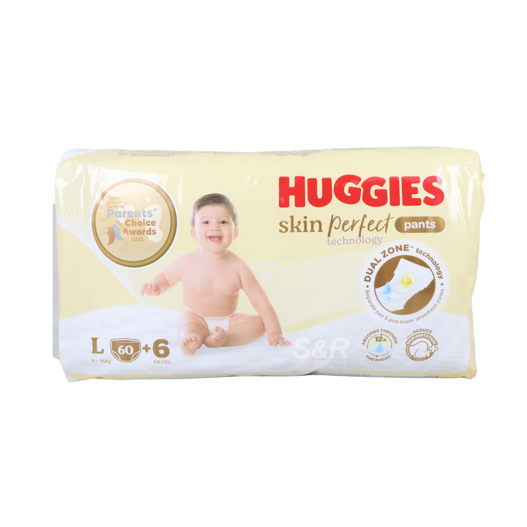 Huggies Skin Perfect Technology Pants Diaper L 66pcs